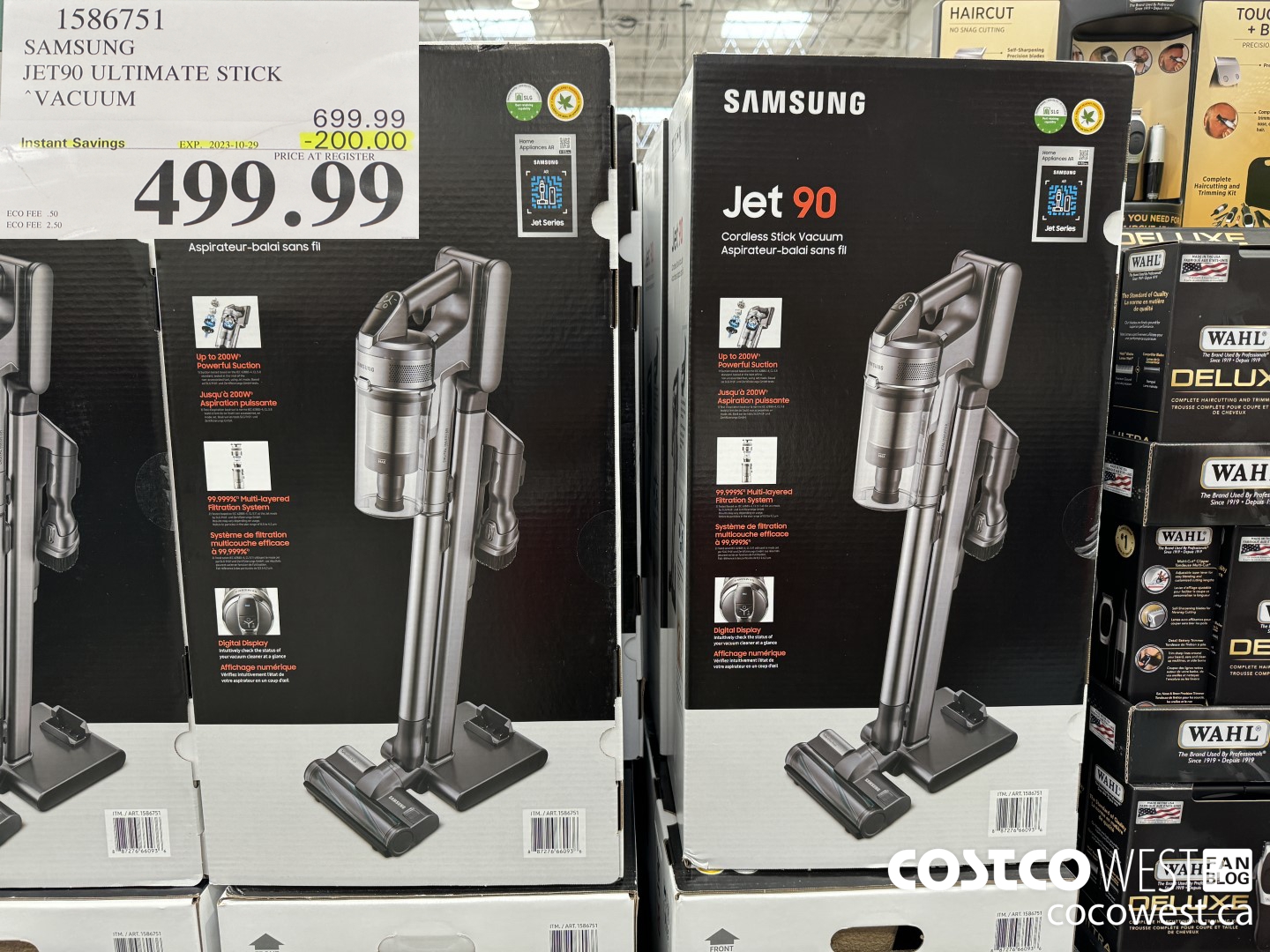 1586751 SAMSUNG JET90 ULTIMATE STICK VACUUM ($200.00 INSTANT SAVINGS EXPIRES ON 2023-10-29) $499.99