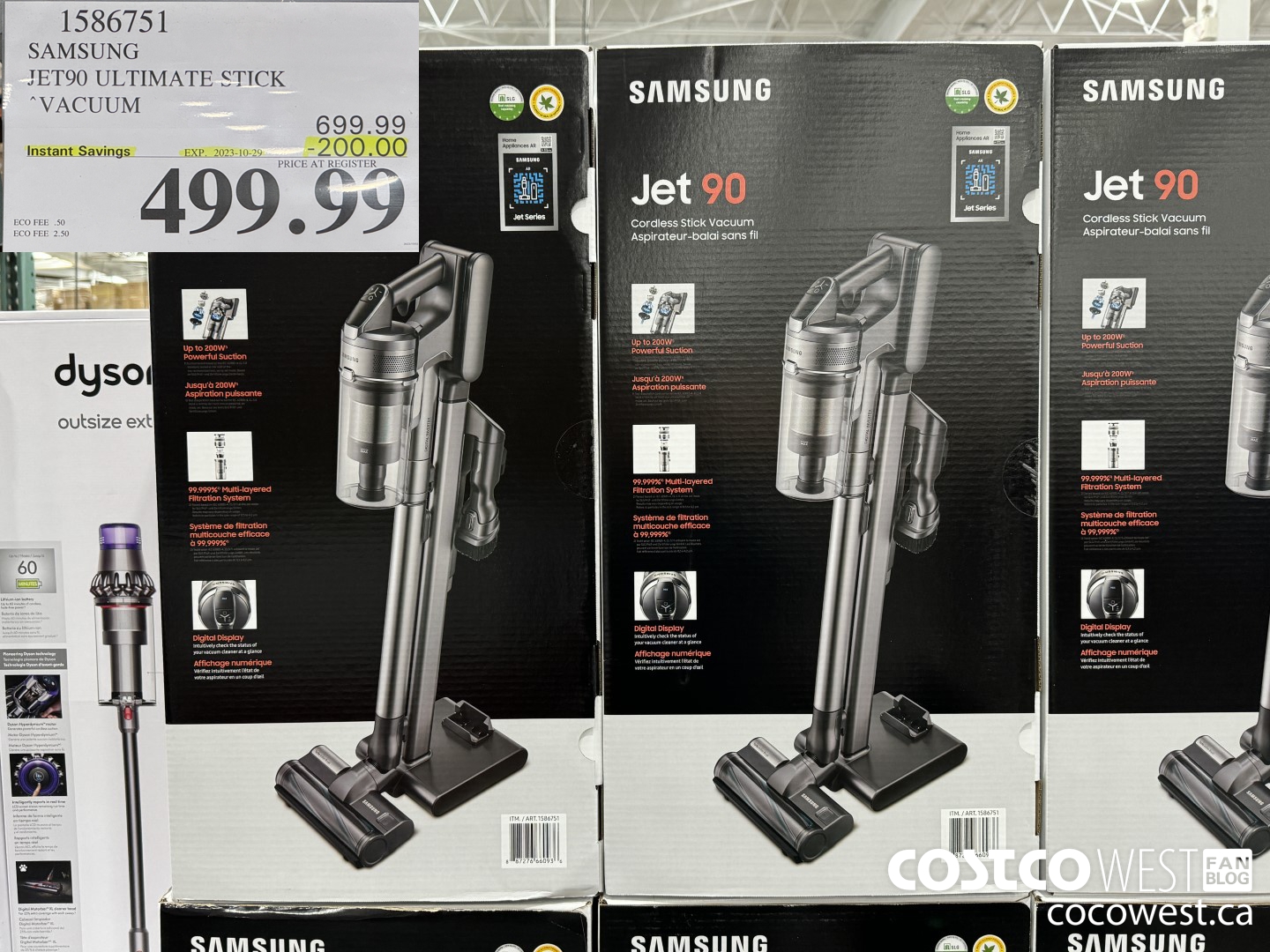 1586751 SAMSUNG JET90 ULTIMATE STICK VACUUM ($200.00 INSTANT SAVINGS EXPIRES ON 2023-10-29) $499.99