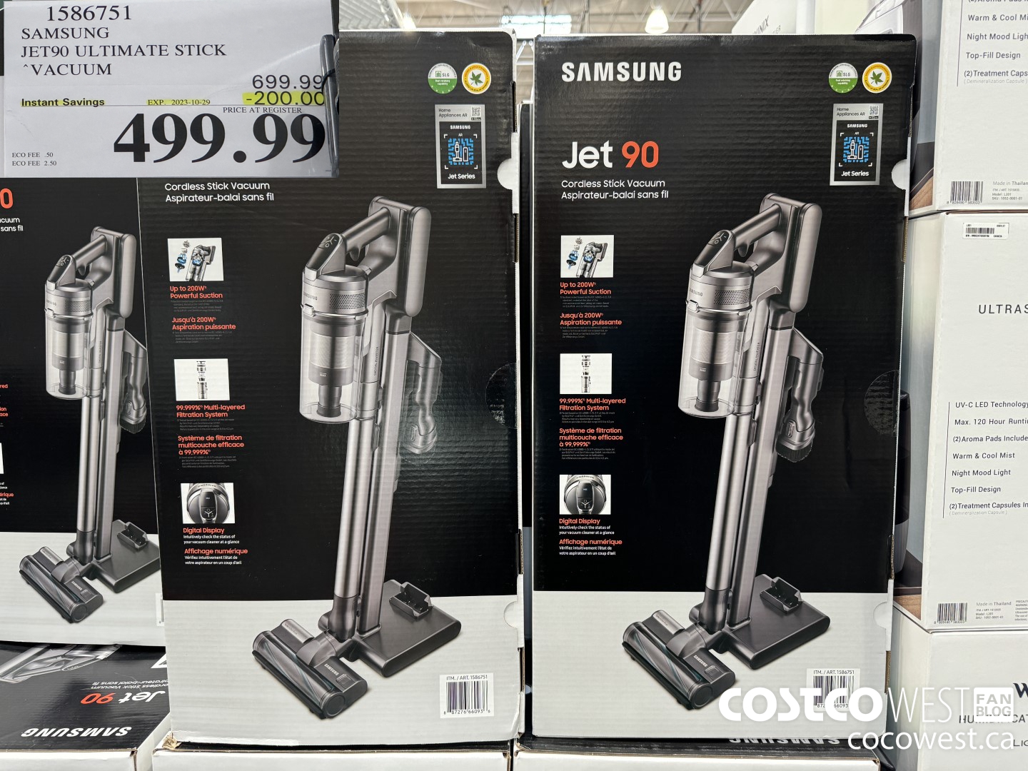 1586751 SAMSUNG JET90 ULTIMATE STICK VACUUM ($200.00 INSTANT SAVINGS EXPIRES ON 2023-10-29) $499.99