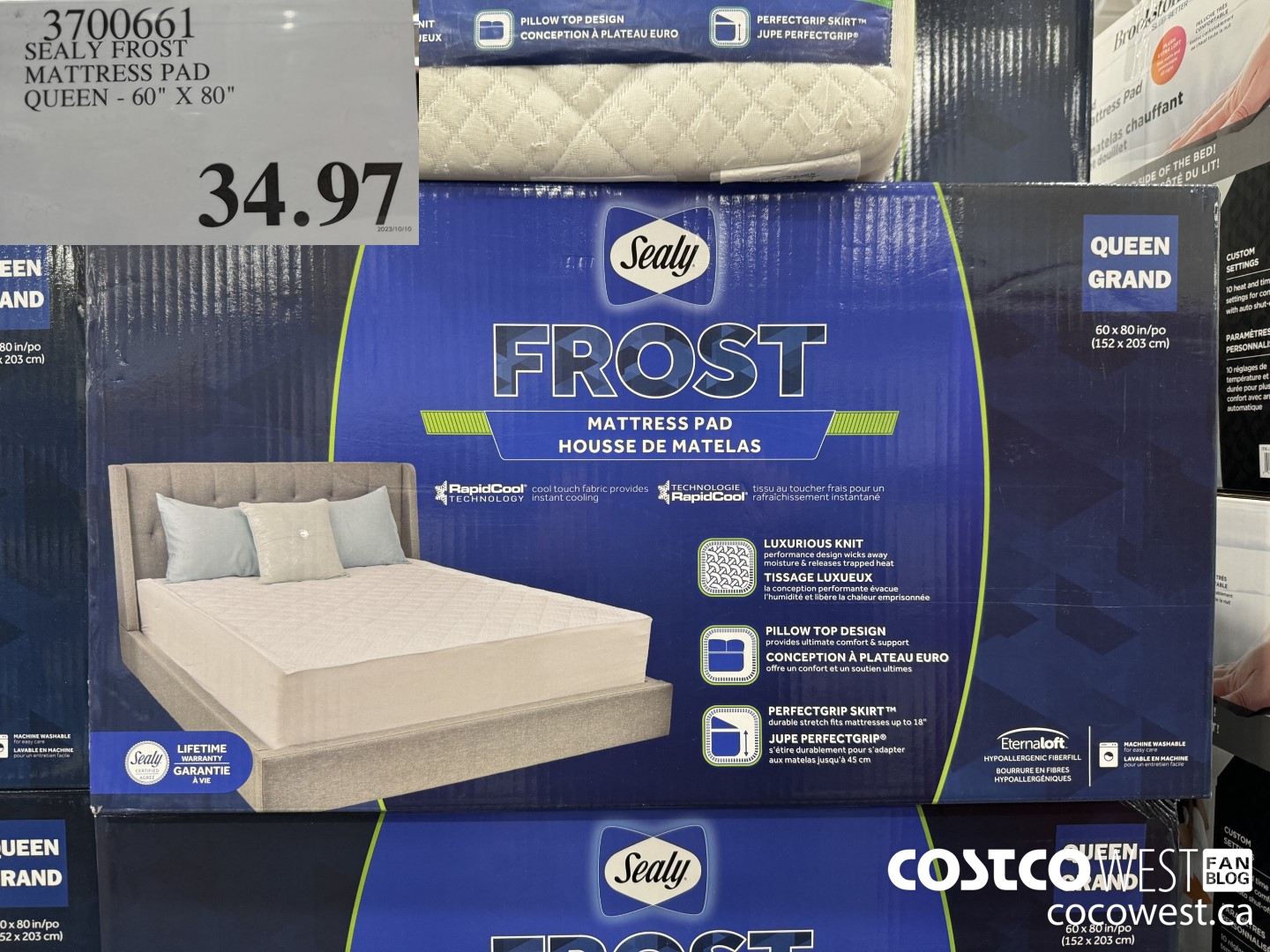 sealy frost mattress pad reviews