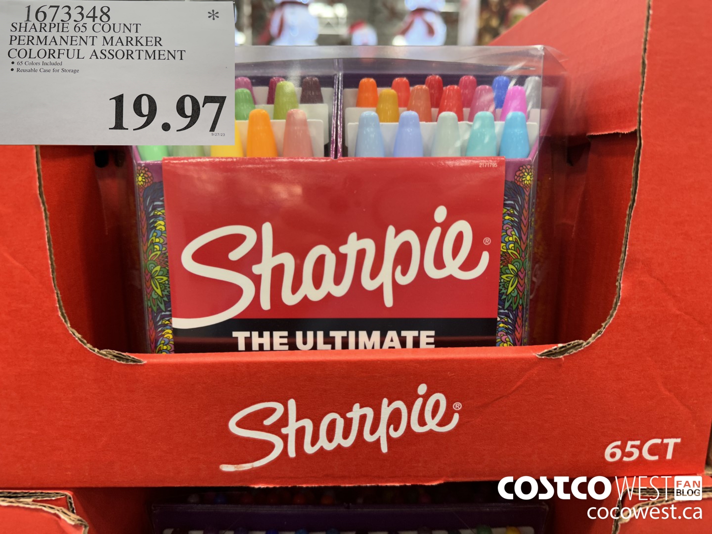 1673348 SHARPIE 65 CT PERMANENT MARKER COLORFUL ASSORTMENT $19.97