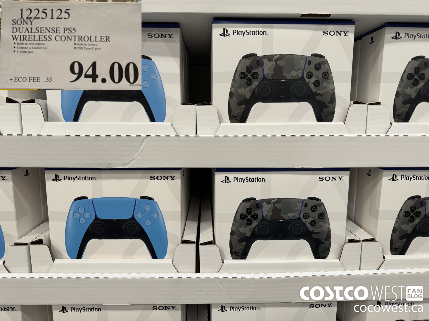 1225125 SONY DUALSENSE PS5 WIRELESS CONTROLLER $94.00