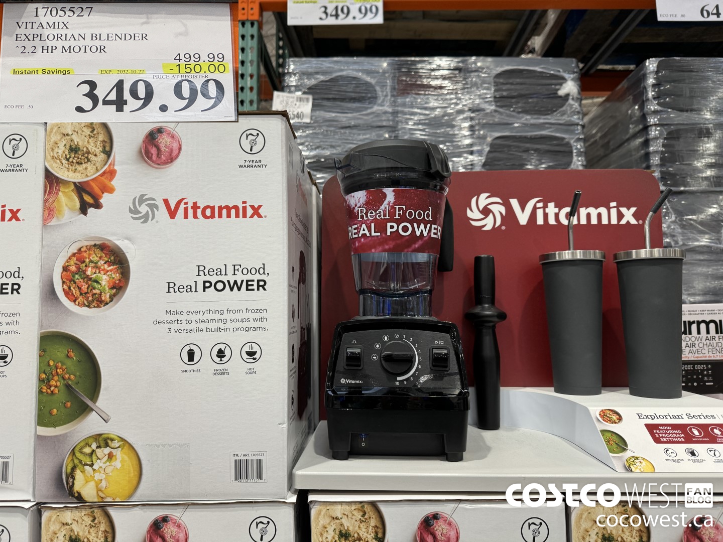 1705527 VITAMIX EXPLORIAN BLENDER 2.2 HP MOTOR ($150.00 INSTANT SAVINGS EXPIRES ON 2023-10-22) $349.99