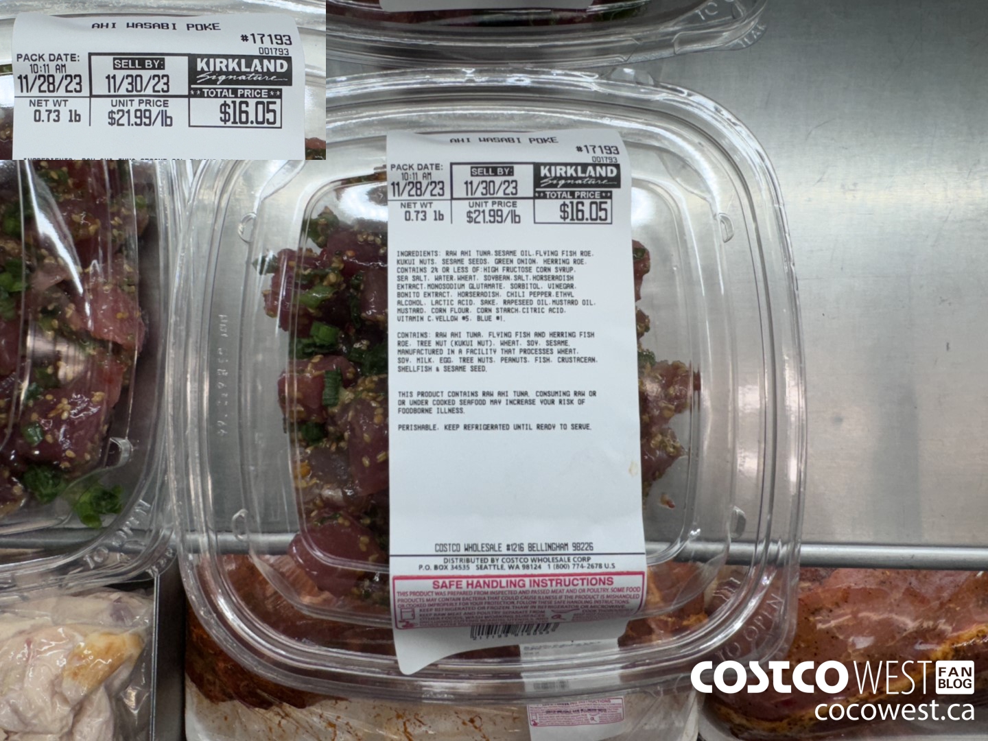 17193 AHI WASABI POKE $21.99