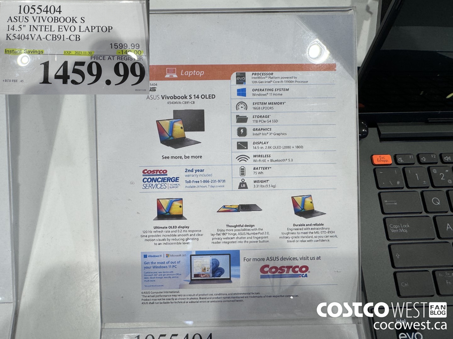 1055404 ASUS VIVOBOOK S 14.5