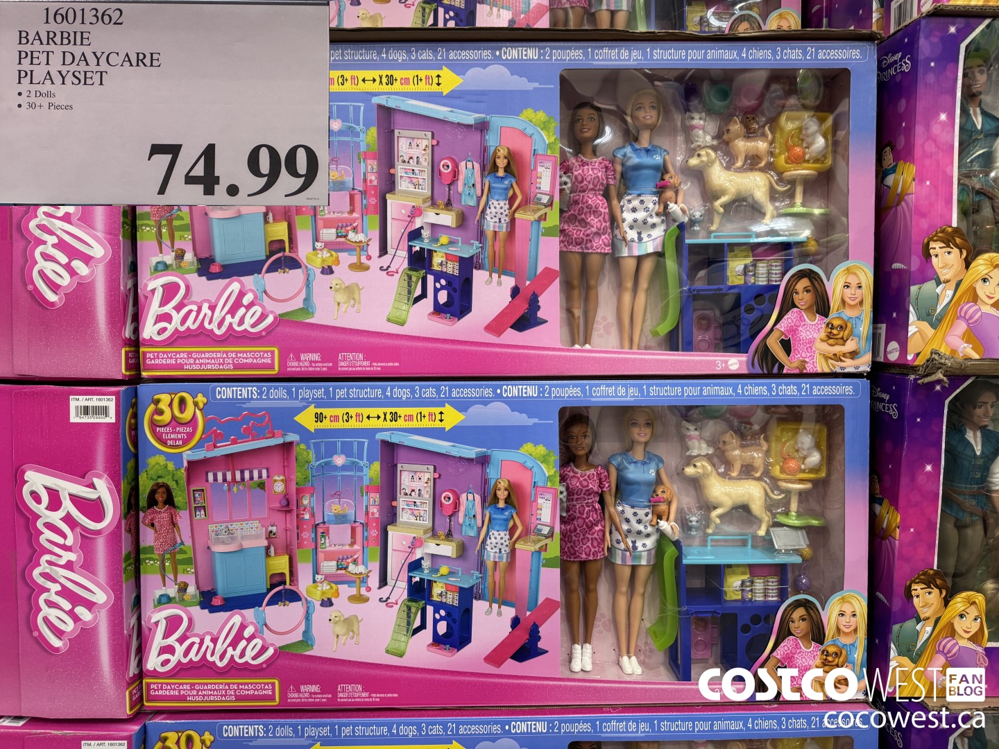 1601362 BARBIE PET DAYCARE PLAYSET $74.99