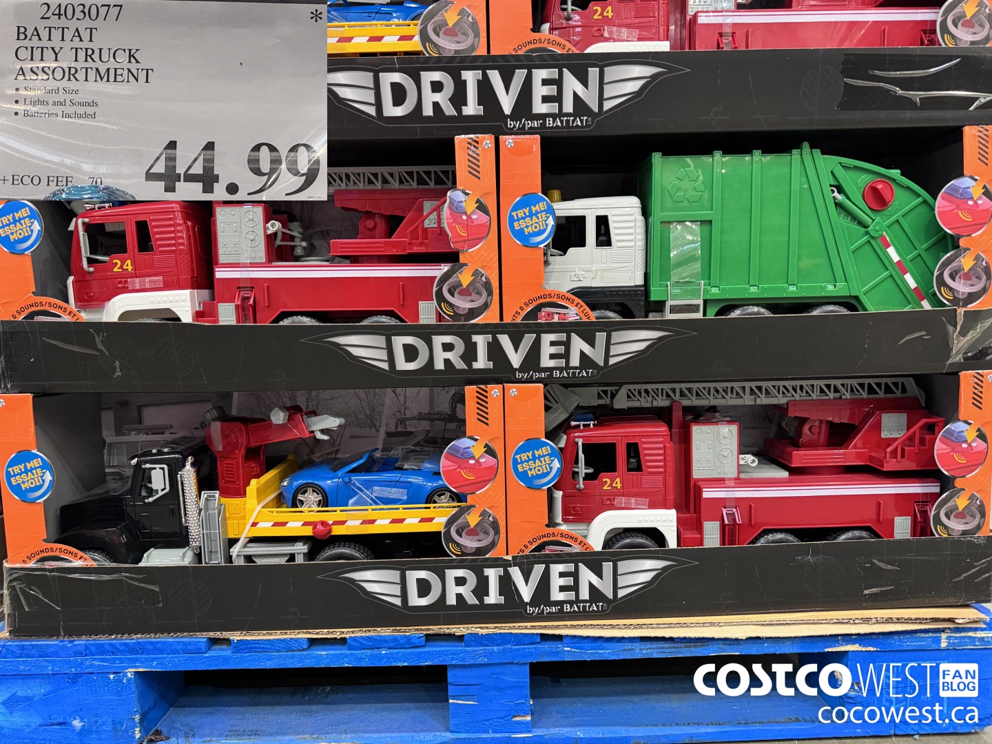 2403077 BATTAT CITY TRUCK ASSORTMENT $44.99