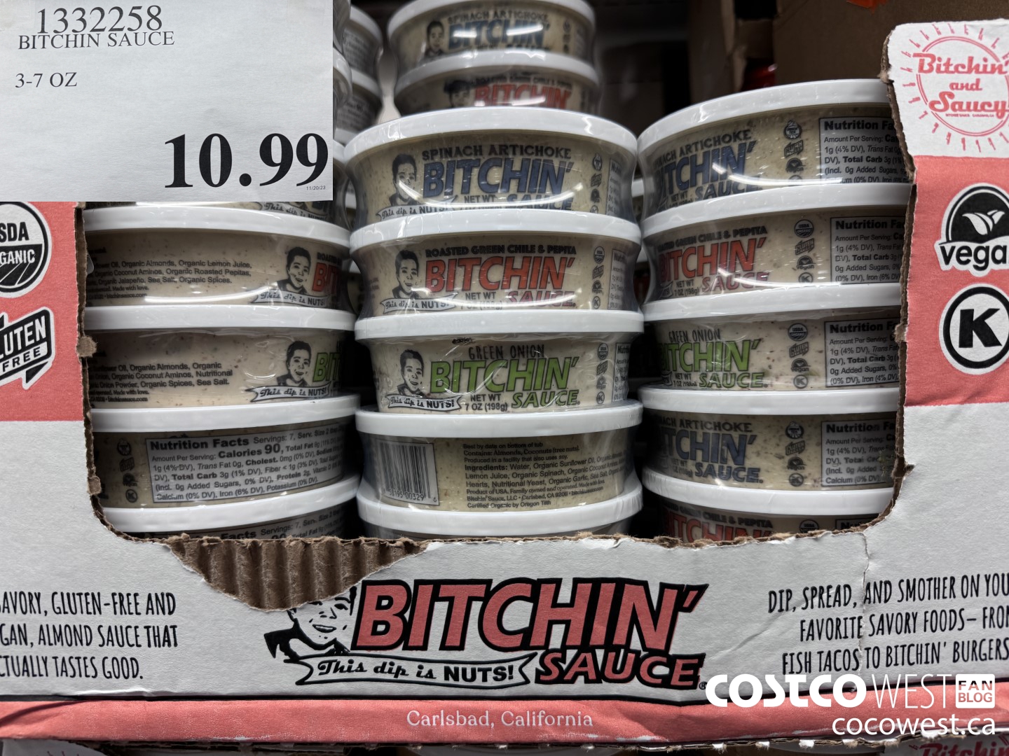 1332258 BITCHIN SAUCE 3-7 OZ $10.99