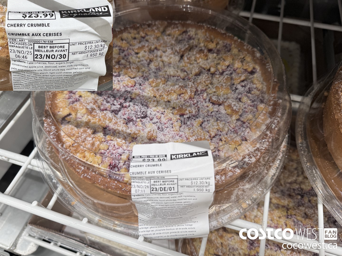 1761538 CHERRY CRUMBLE $23.99