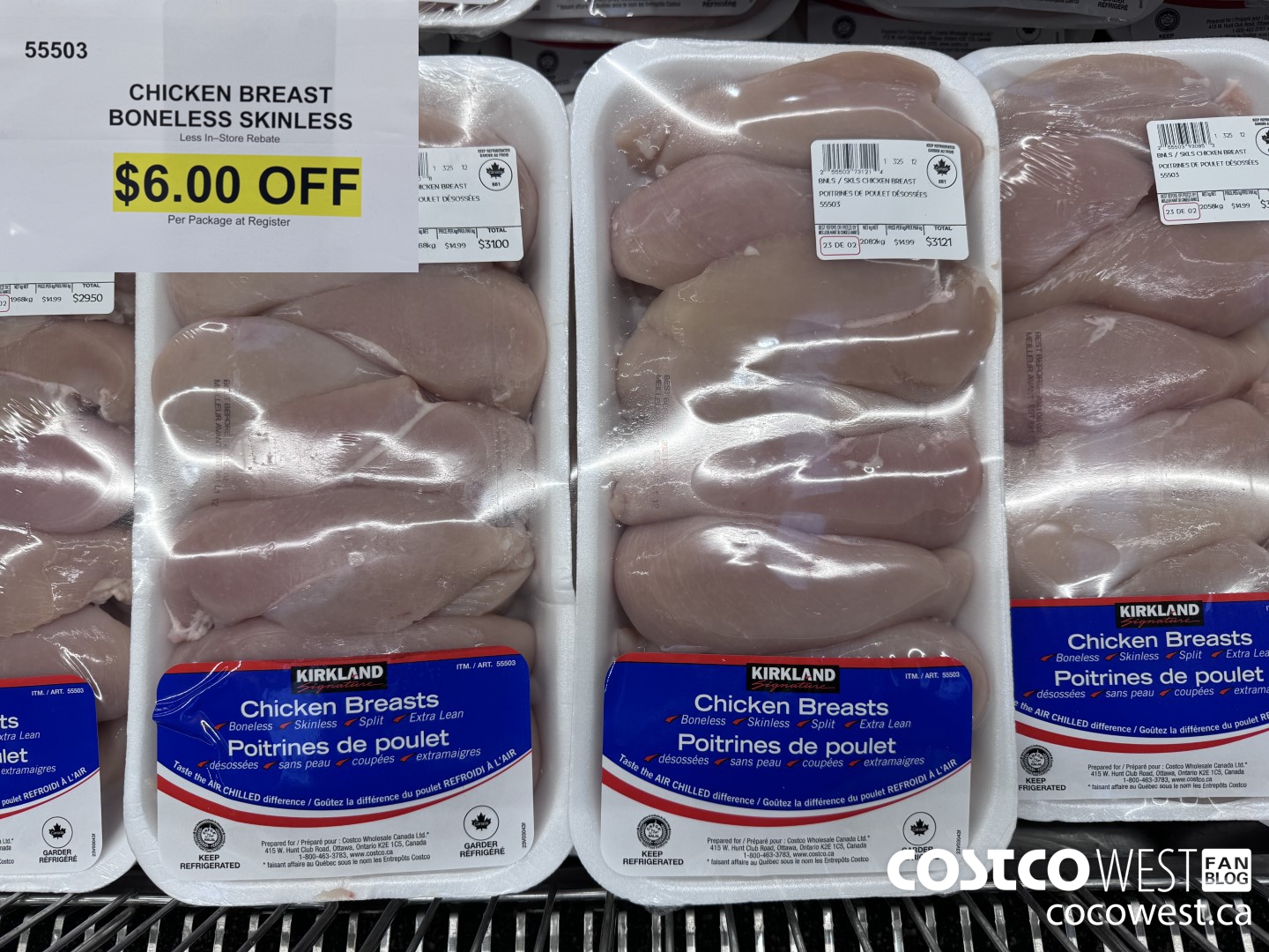 55503 CHICKEN BREAST ($6.00 INSTANT SAVINGS)