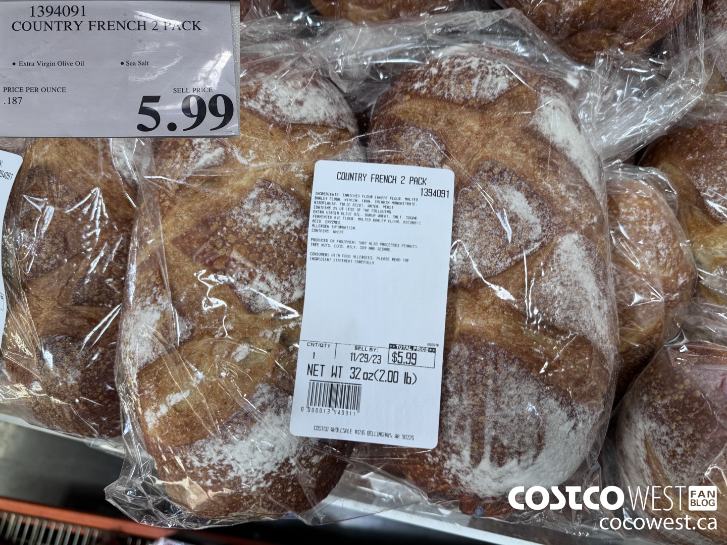 1394091 COUNTRY FRENCH 2 PACK  $5.99