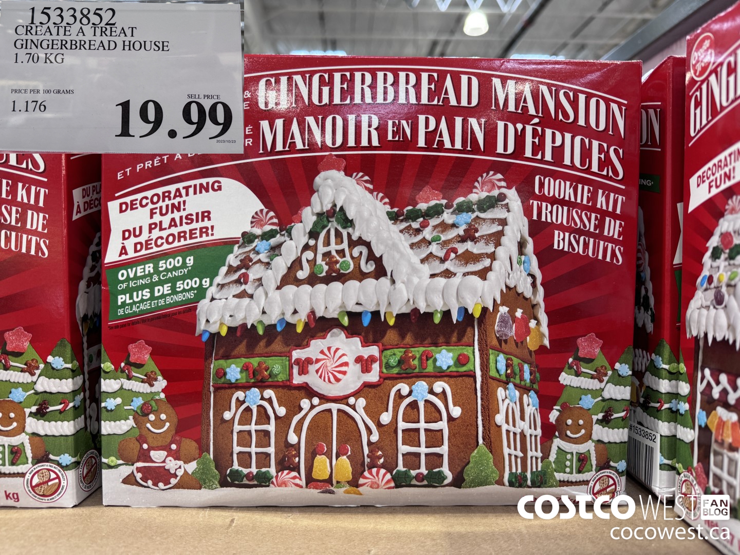 1533852 CREATE A TREAT GINGERBREAD HOUSE 1.70 KG $19.99