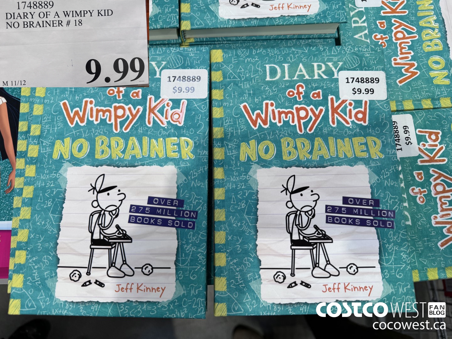 1748889 DIARY OF A WIMPY KID NO BRAINER # 18 $9.99
