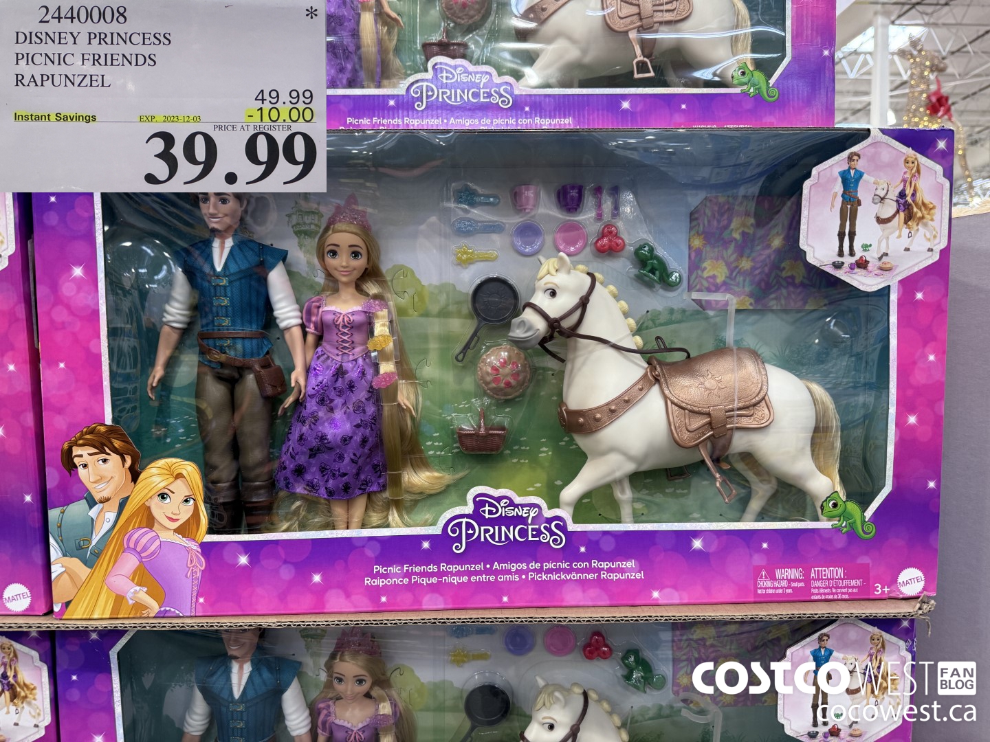 2440008 DISNEY PRINCESS PICNIC FRIENDS RAPUNZEL ($10.00 INSTANT SAVINGS EXPIRES ON 2023-12-03) $39.99
