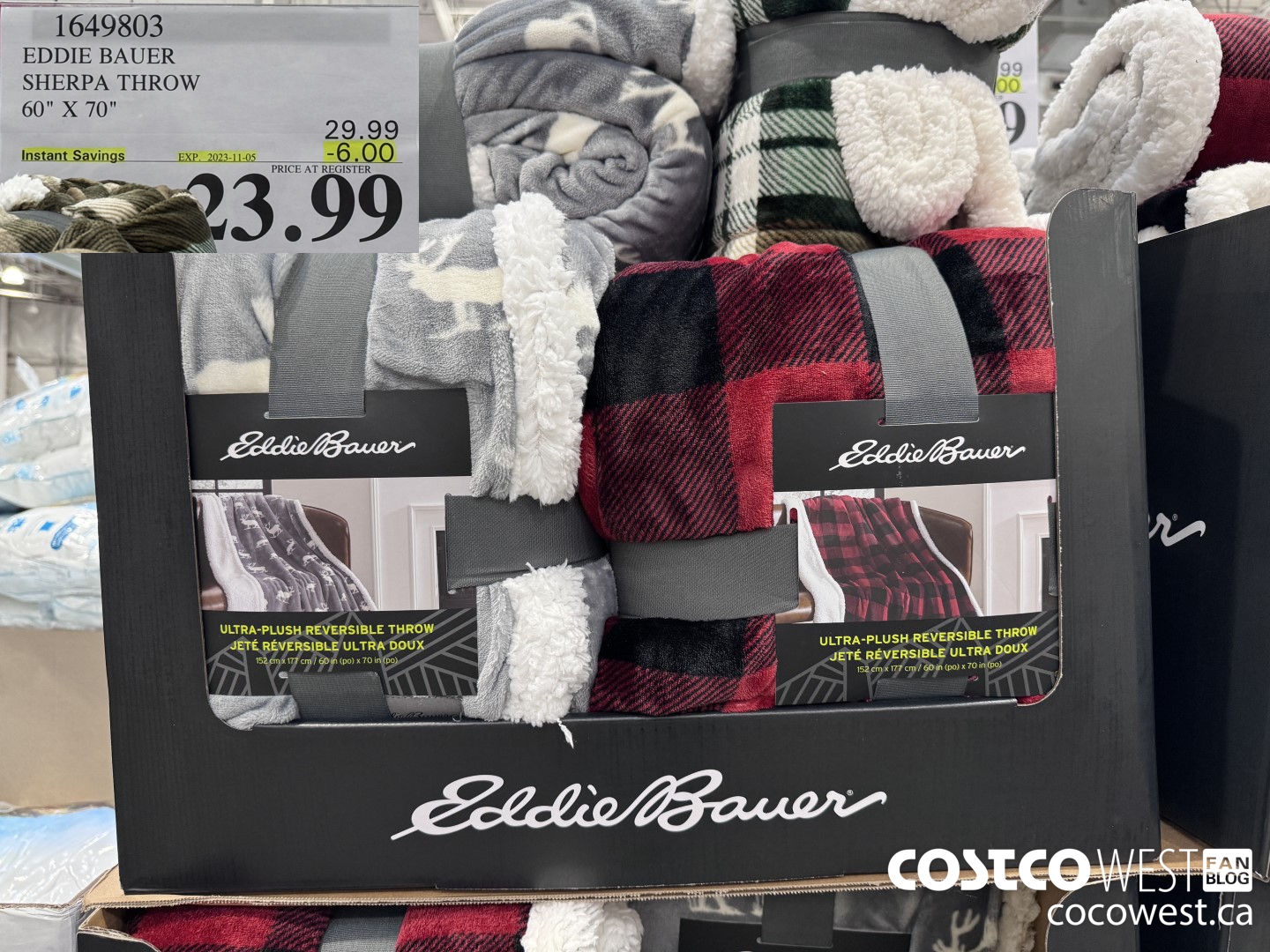 Eddie bauer blanket online costco