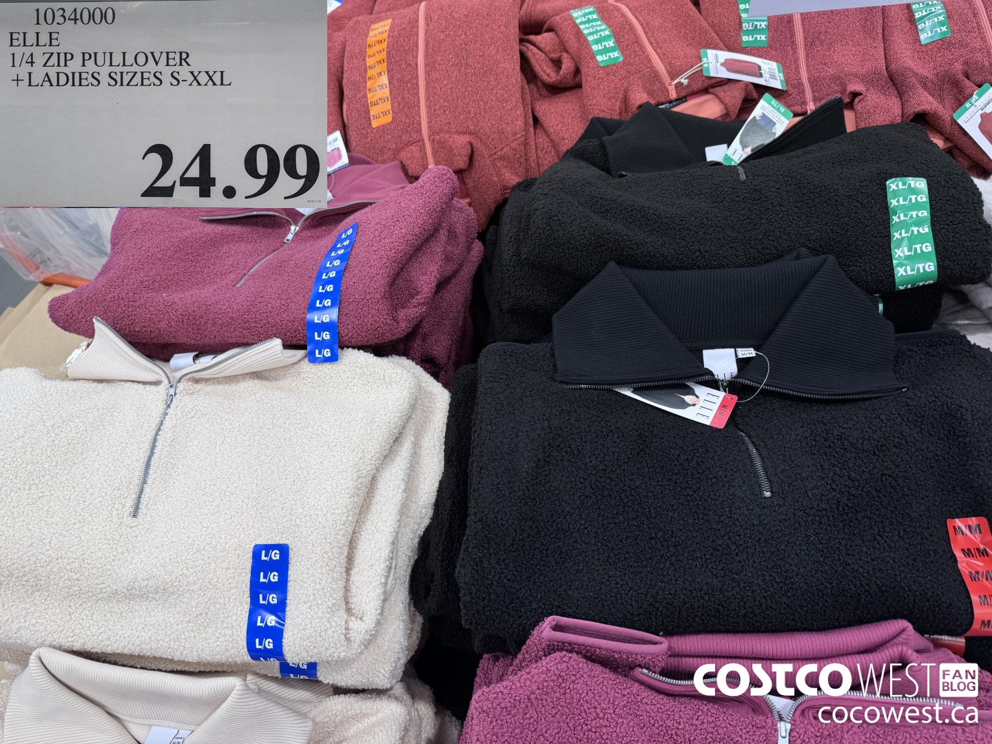 Which would you pick? Comparing the $13.99 Zip pullover at Costco