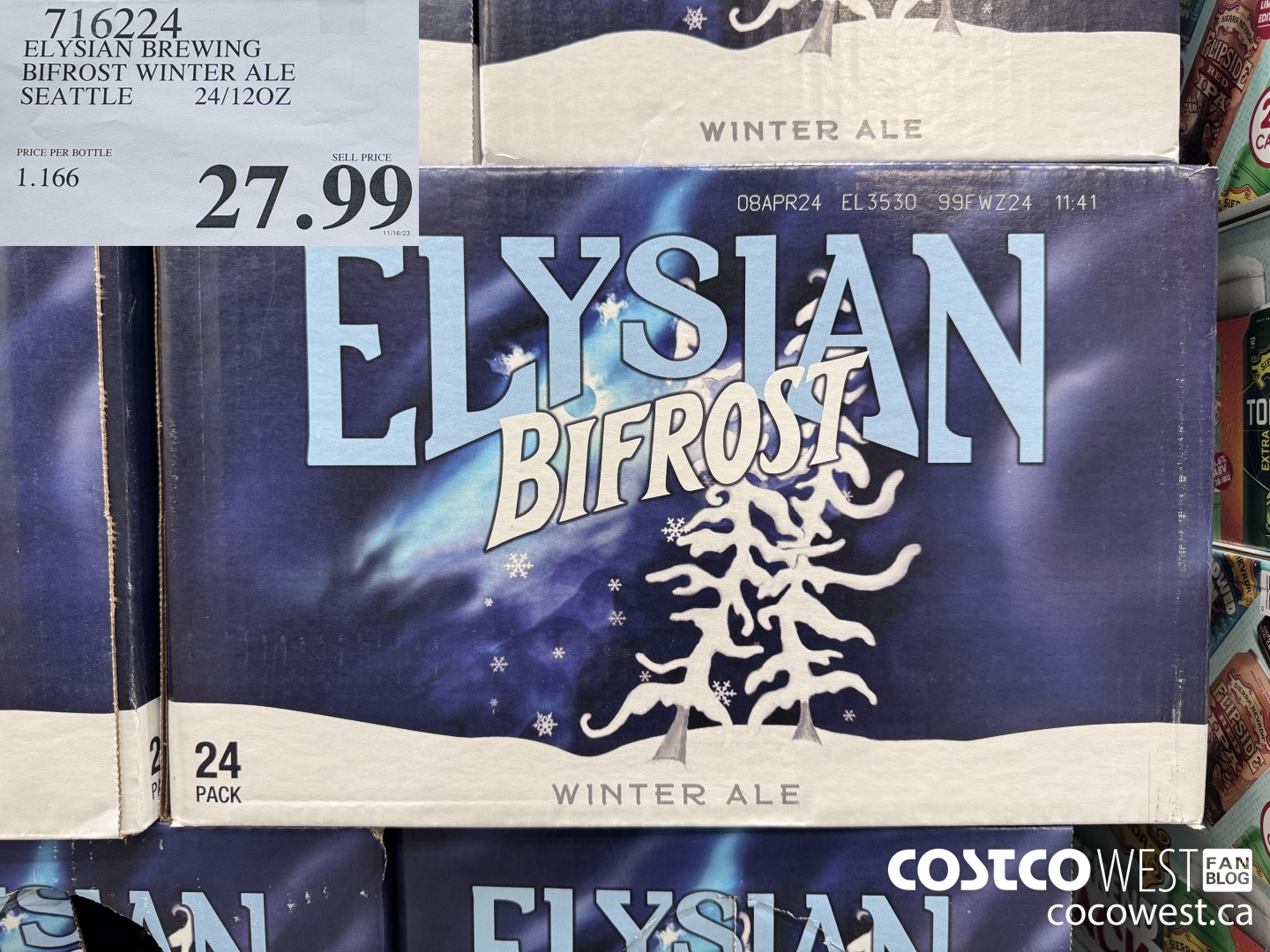 716224 ELYSIAN BREWING BIFROST WINTER ALE SEATTLE 24/12OZ $27.99