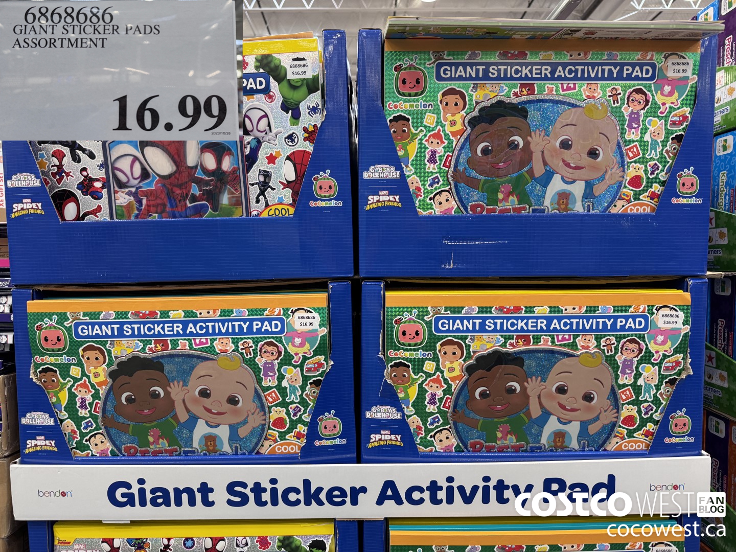 6868686 GIAN STICKER PADS ASSORTMENT $16.99
