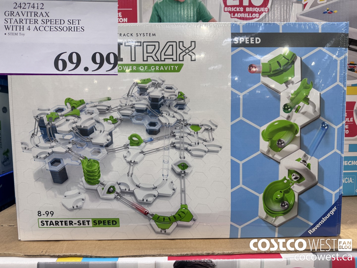 2427412 GRAVITRAX STARTER SPEED SET WITH 4 ACCESSORIES $69.99