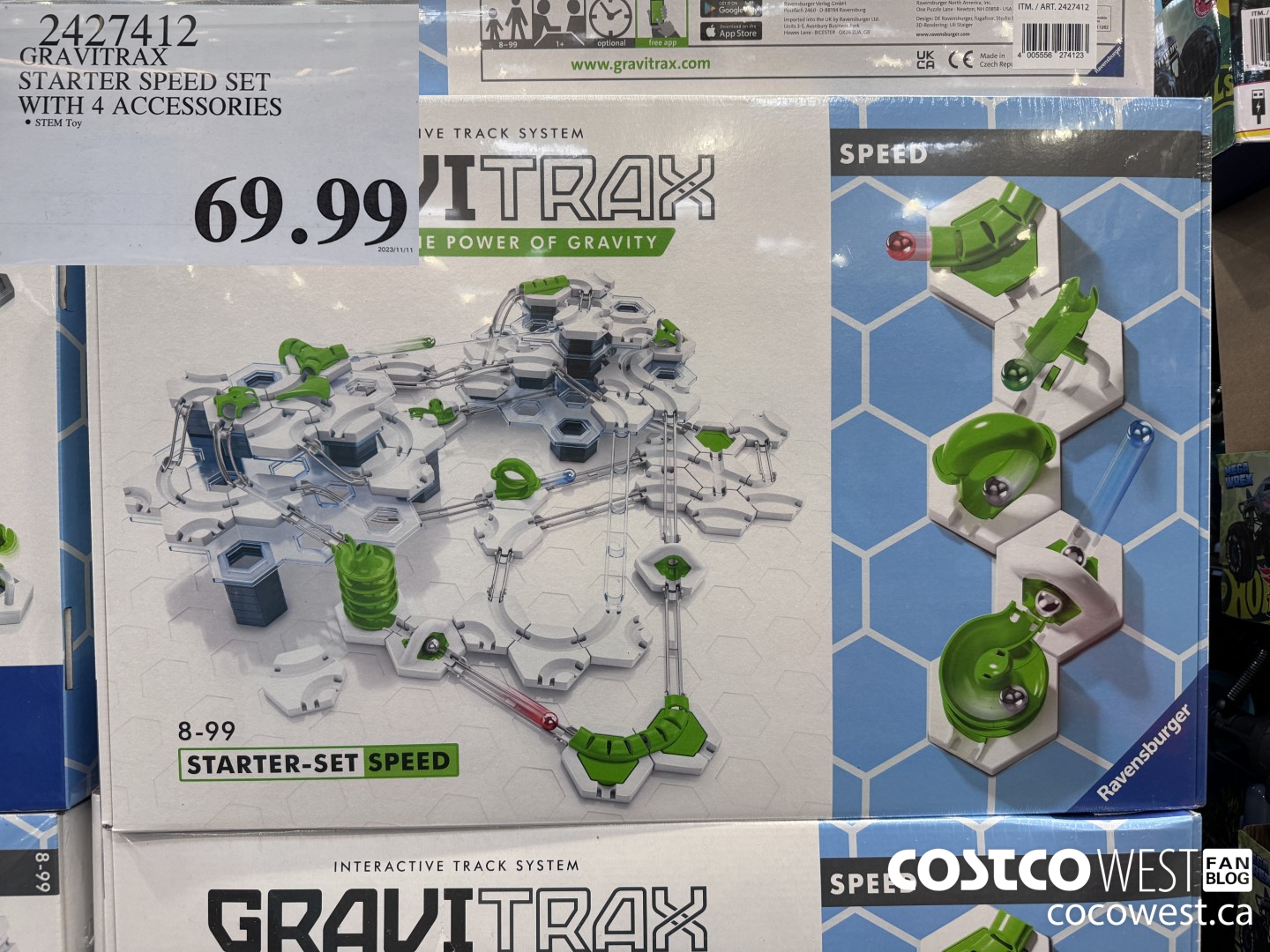 2427412 GRAVITRAX STARTER SPEED SET WITH 4 ACCESSORIES $69.99