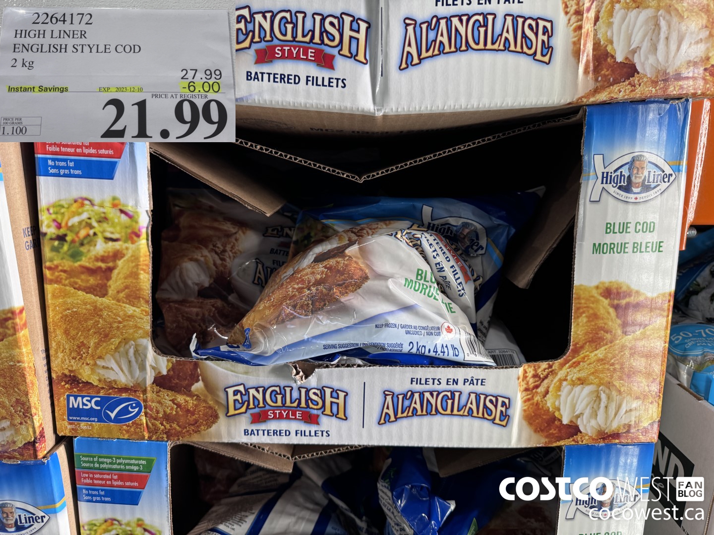 2264172 HIGH LINER ENGLISH STYLE COD 2 KG ($6.00 INSTANT SAVINGS EXPIRES ON 2023-12-10) $21.99