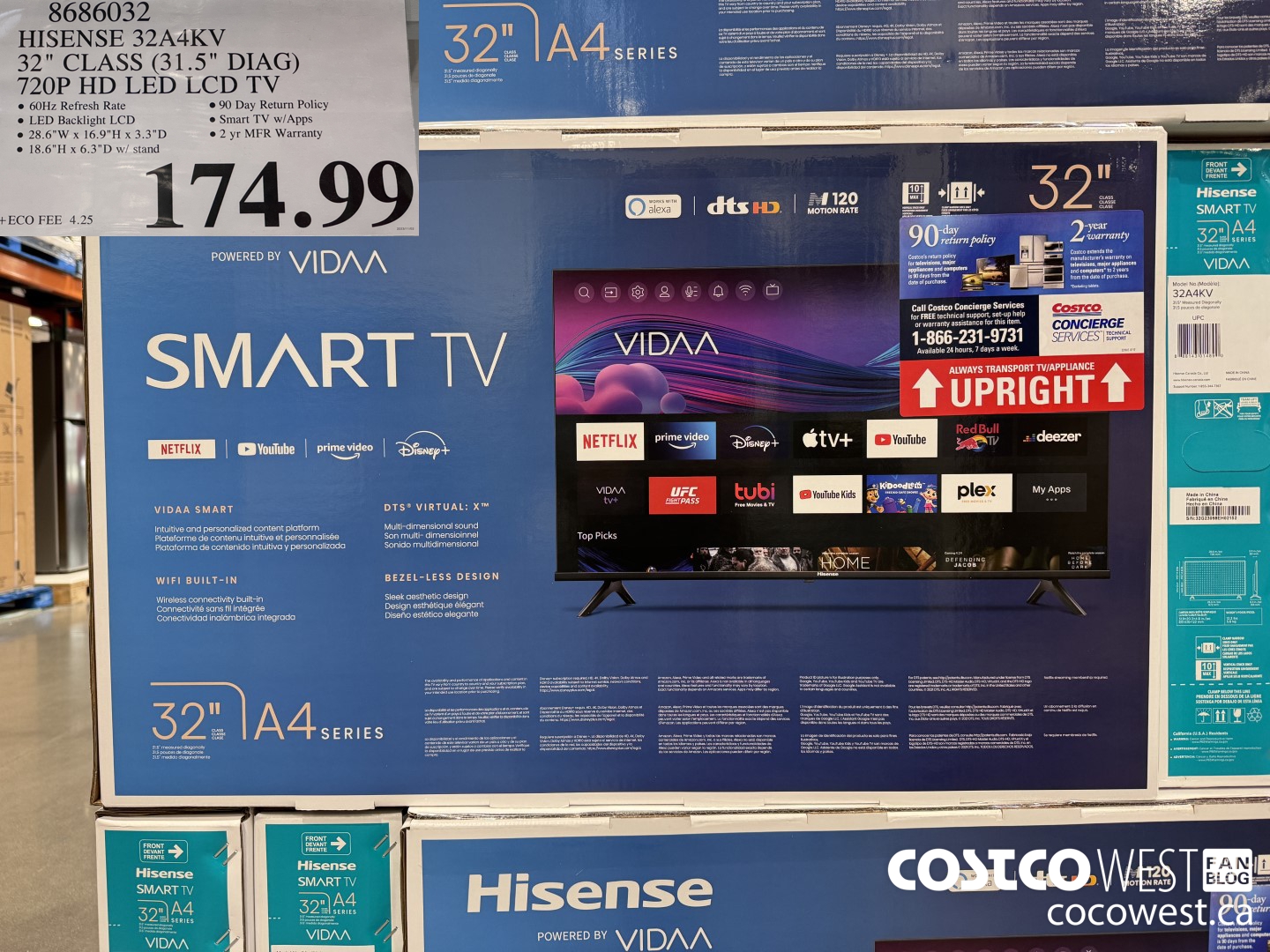 8686032 HISENSE 32A4KV 32