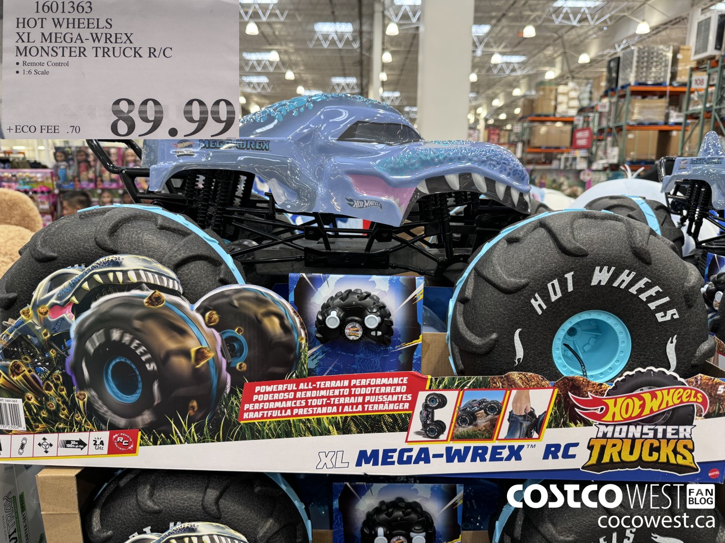 1601363 HOT WHEELS XL MEGA-WREX MONSTER TRUCK R/C $89.99