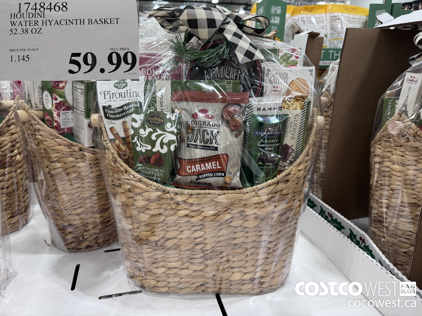 1748468 HOUDINI WATER HYACINTH BASKET 52.38 OZ $59.99