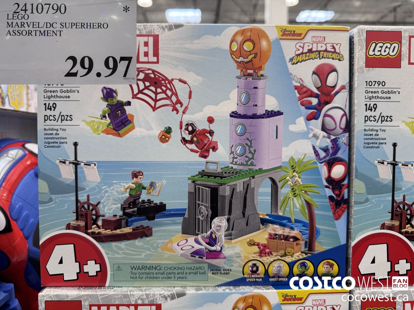 2410790 LEGO MARVEL/DC SUPERHERO ASSORTMENT $29.97