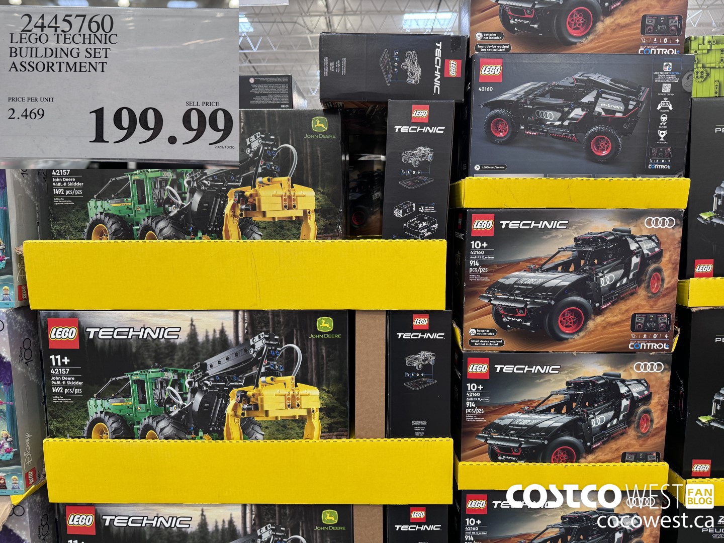 2445760 LEGO TECHNIC BUILDING SET ASSORTMENT $199.99