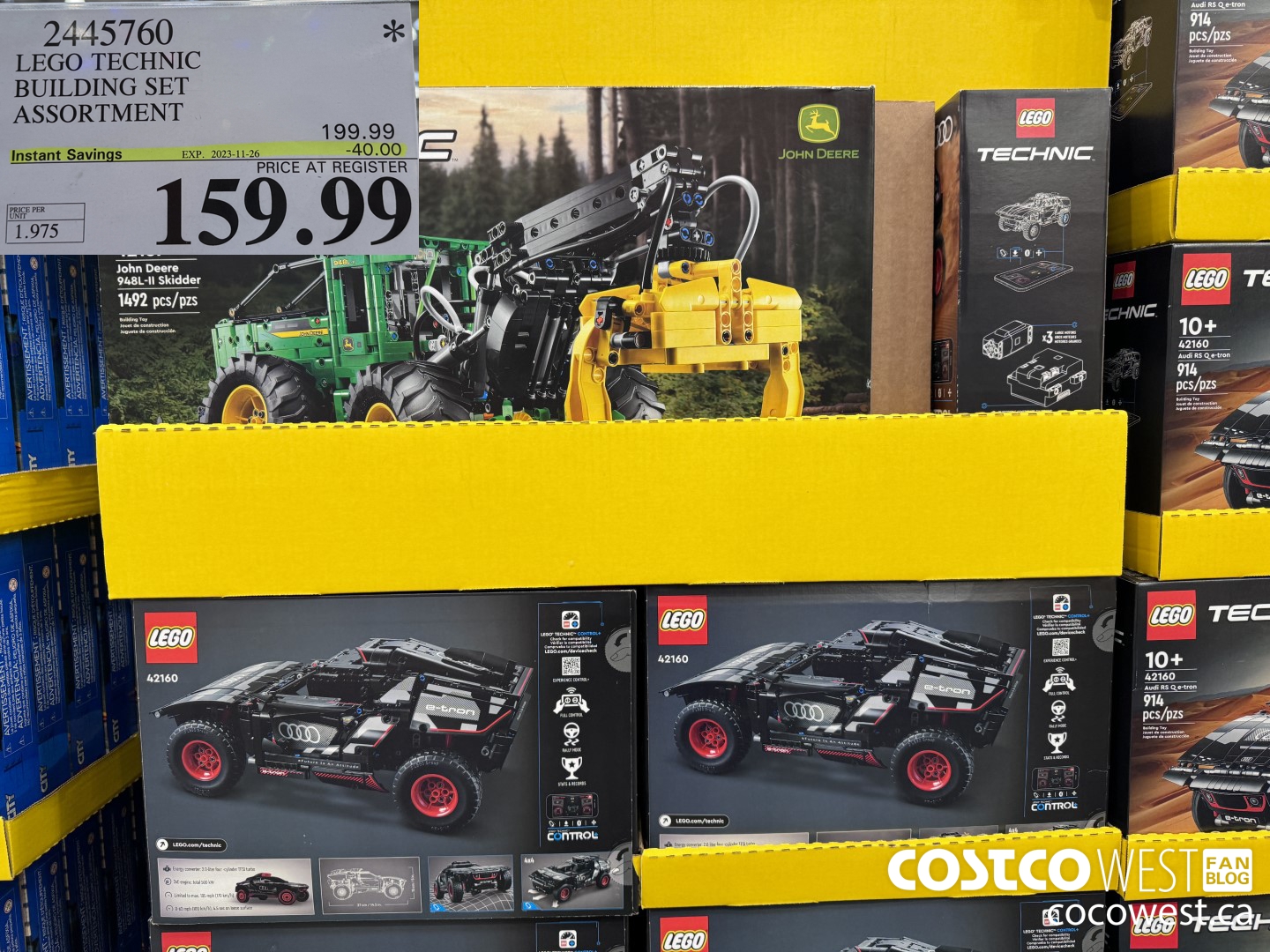 2445760 LEGO TECHNIC BUILDING SET ASSORTMENT ($40.00 INSTANT SAVINGS EXPIRES ON 2023-11-26) $159.99