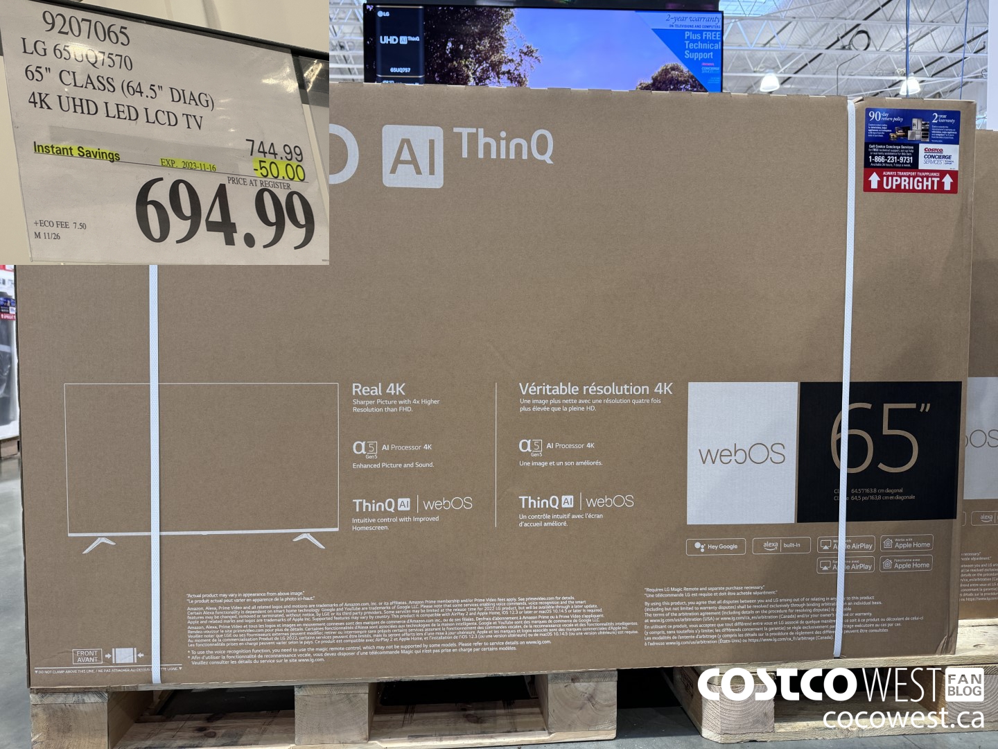 9207065 LG 65UQ7570 65