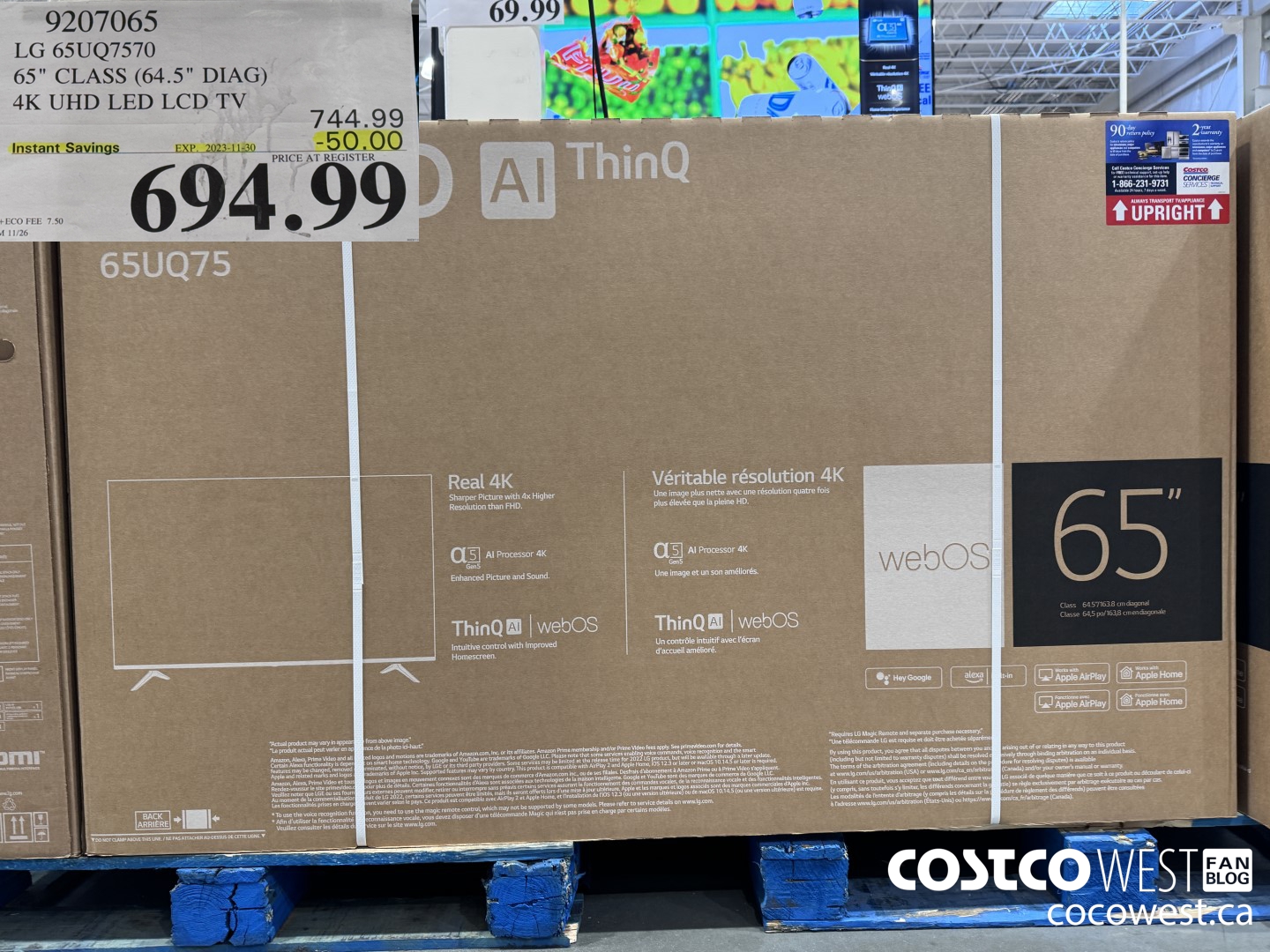 9207065 LG 65UQ7570 65