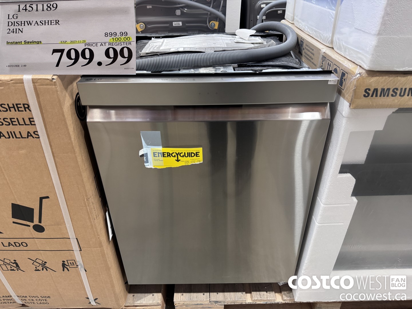 1451189 LG DISHWASHER 24