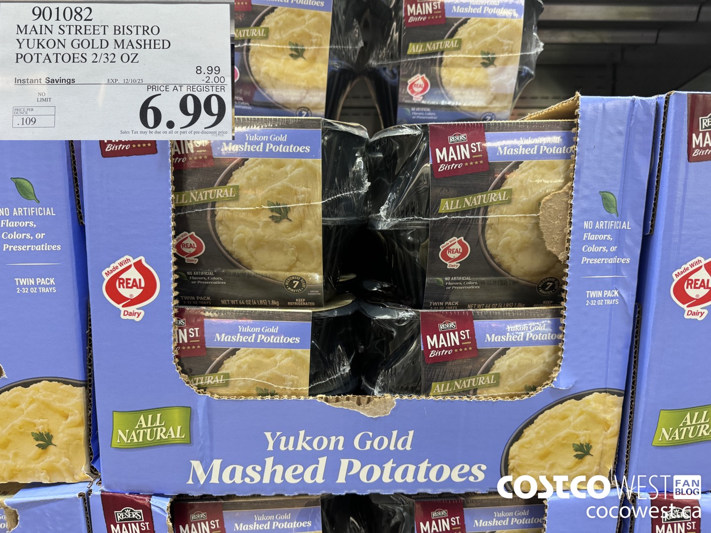 901082 MAIN STREET BISTRO YUKON GOLD MASHED POTATOES 2/32 OZ ($2.00 INSTANT SAVINGS EXPIRES ON 2023-12-10) $6.99