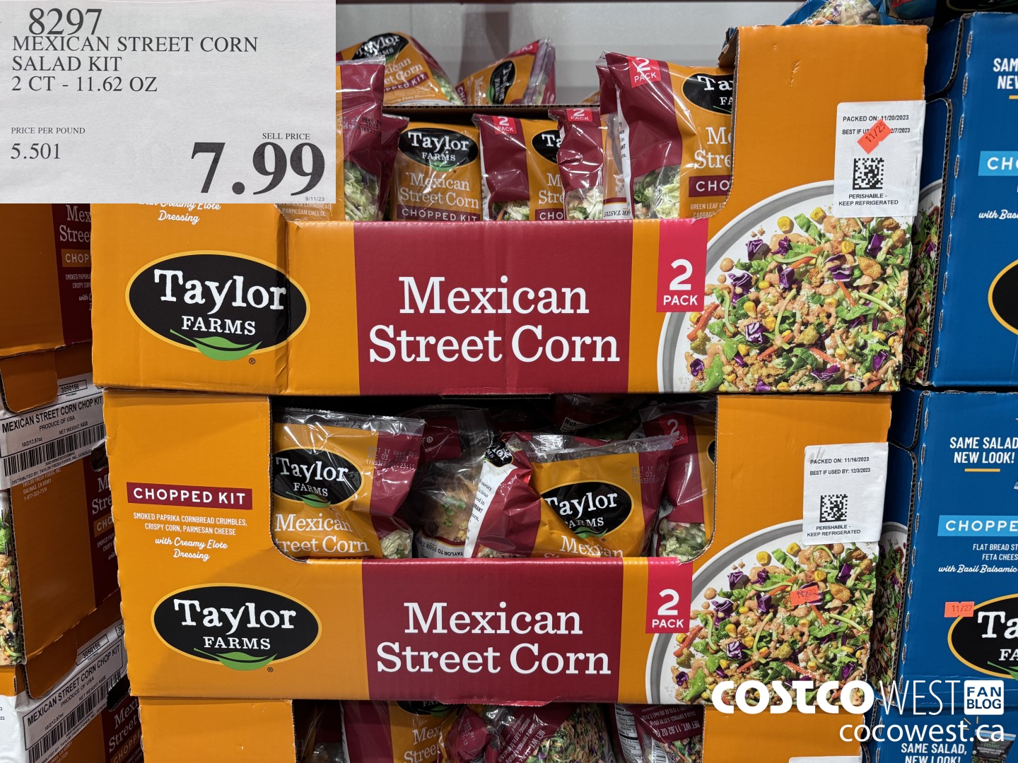 8297 MEXICAN STREET CORN SALAD KIT 2 CT - 11.62 OZ $7.99