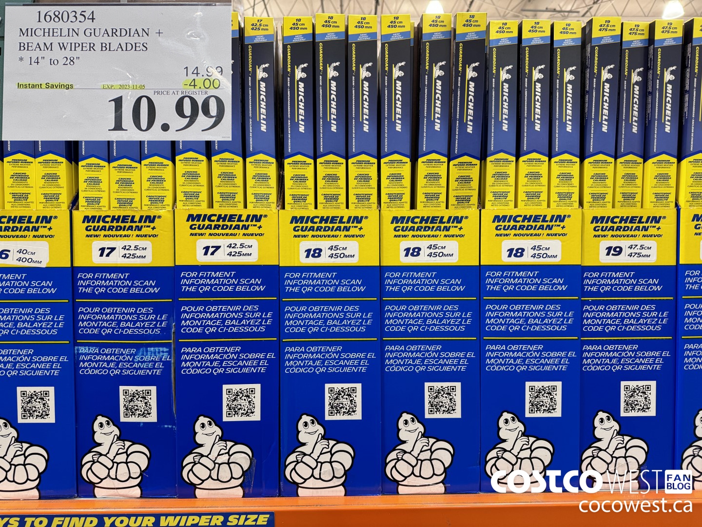 1680354 MICHELIN GUARDIAN + BEAM WIPER BLADES 14