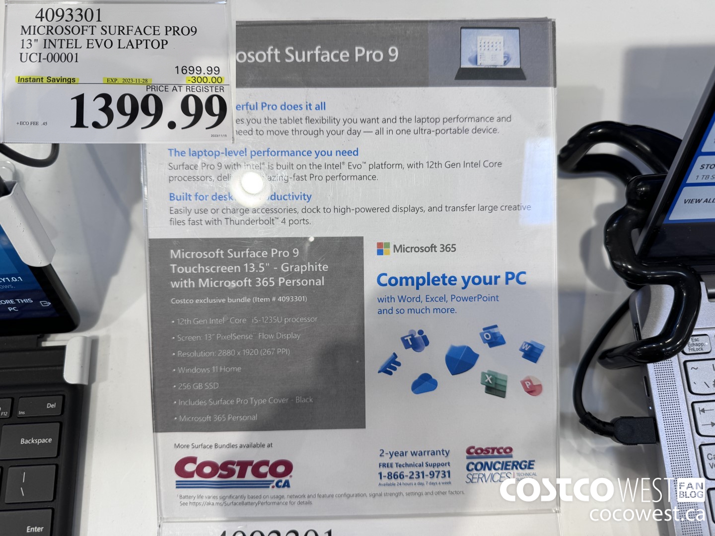 4093301 MICROSOFT SURFACE PRO9 13.0