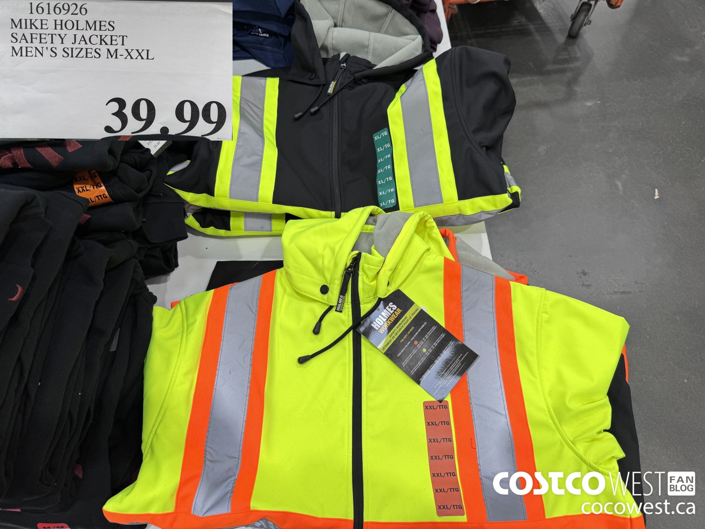 1616926 MIKE HOLMES SASFETY JACKET MEN'S SIZES M-XXL $39.99