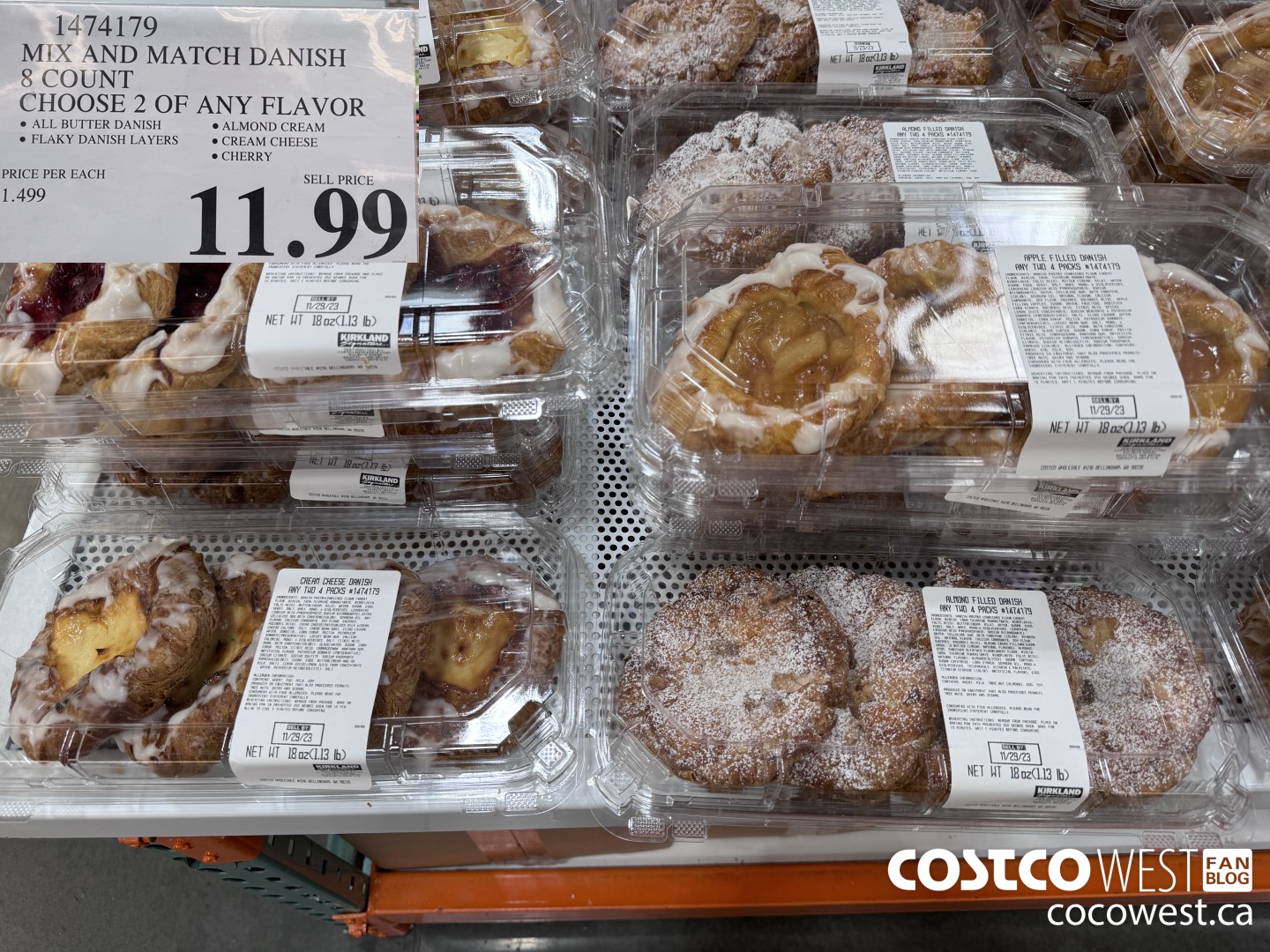 1474179 MIX AND MATCH DANISH 8 COUNT CHOOSE 2 OF ANY FLAVOR $11.99