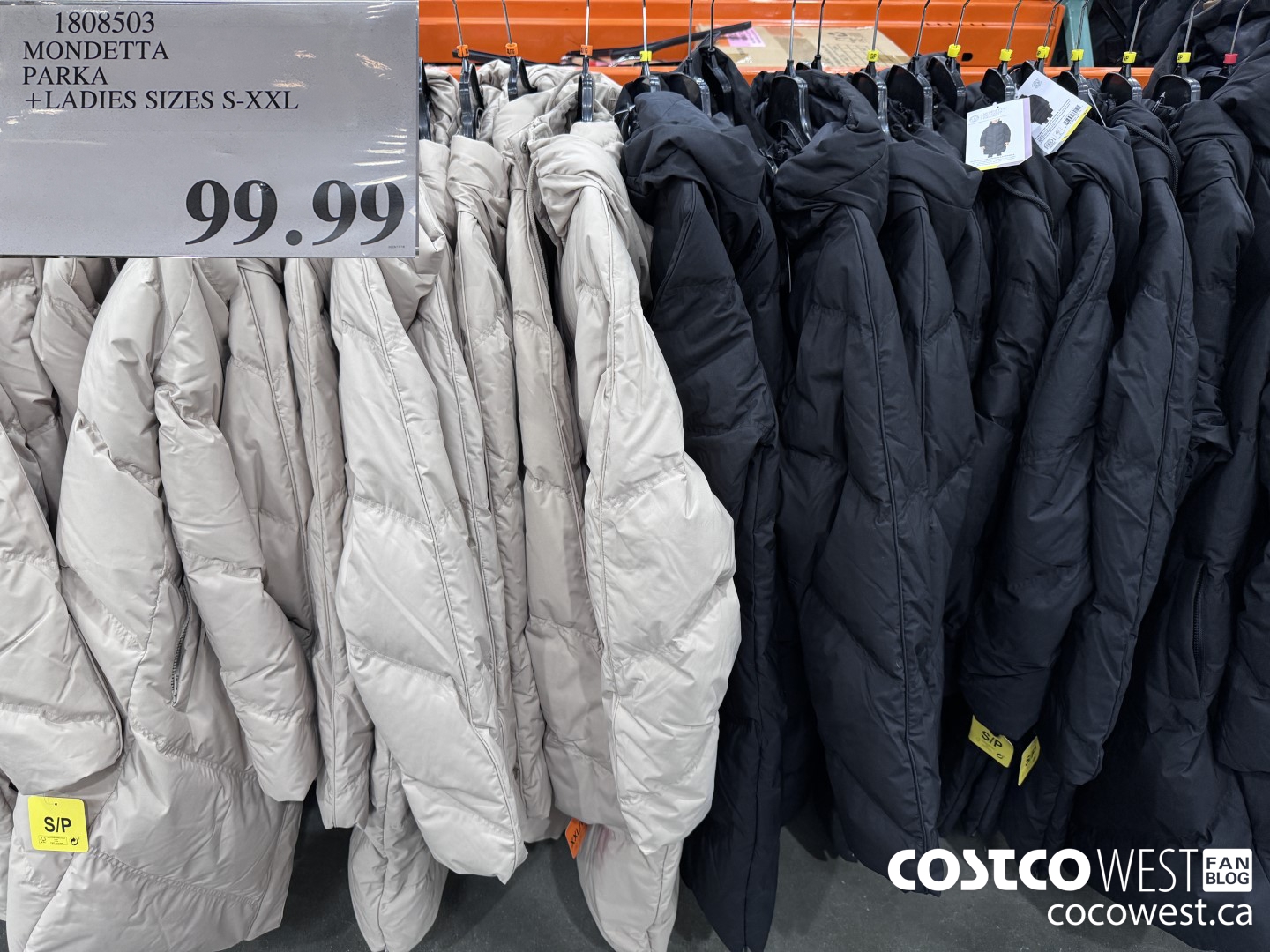 1808503 MONDETTA PARKA LADIES SIZES S-XXL $99.99