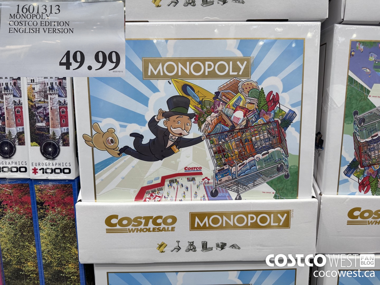 1601313 MONOPOLY COSTCO EDITION ENGLISH VERSION $49.99