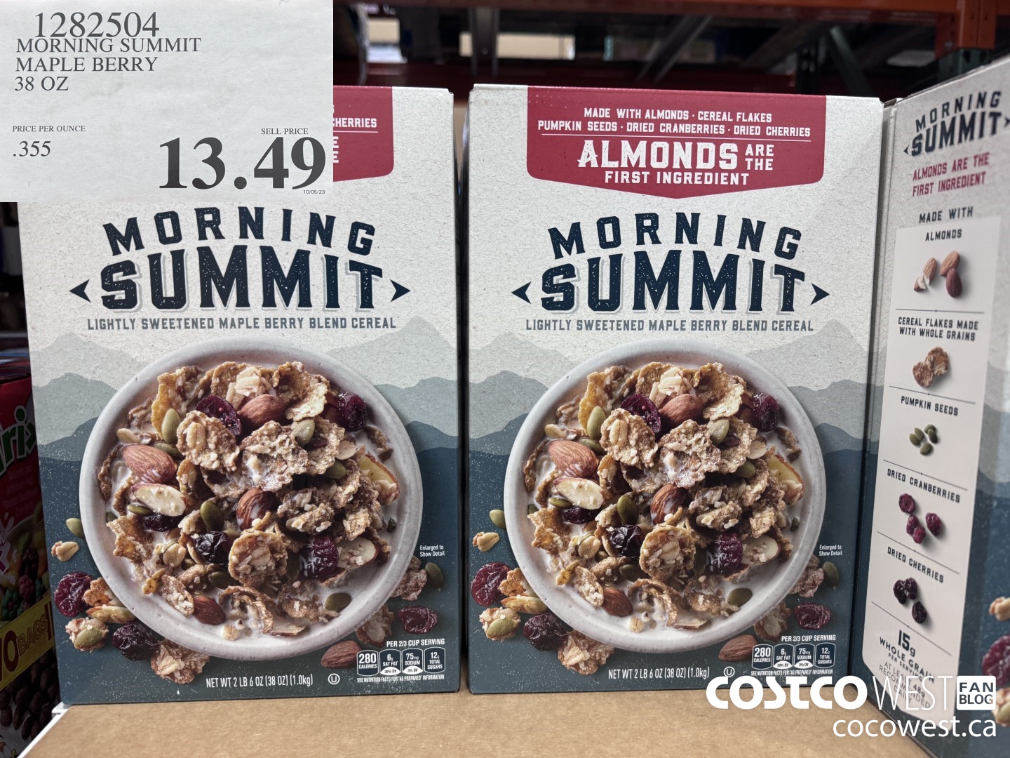 1282504 MORNING SUMMIT MAPLE BERRY 38 OZ $13.49