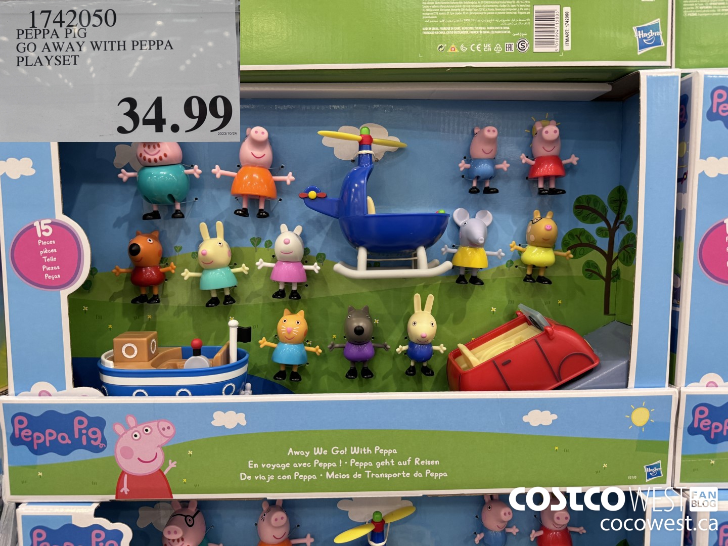 1742050 PEPPA PIG GO AWAY WITH PEPPA PLAYSET $34.99