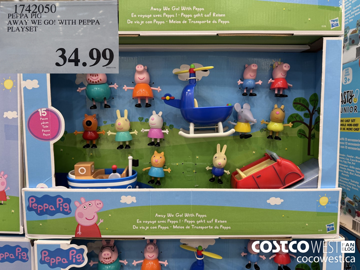 1742050 PEPPA PIG GO AWAY WITH PEPPA PLAYSET $34.99