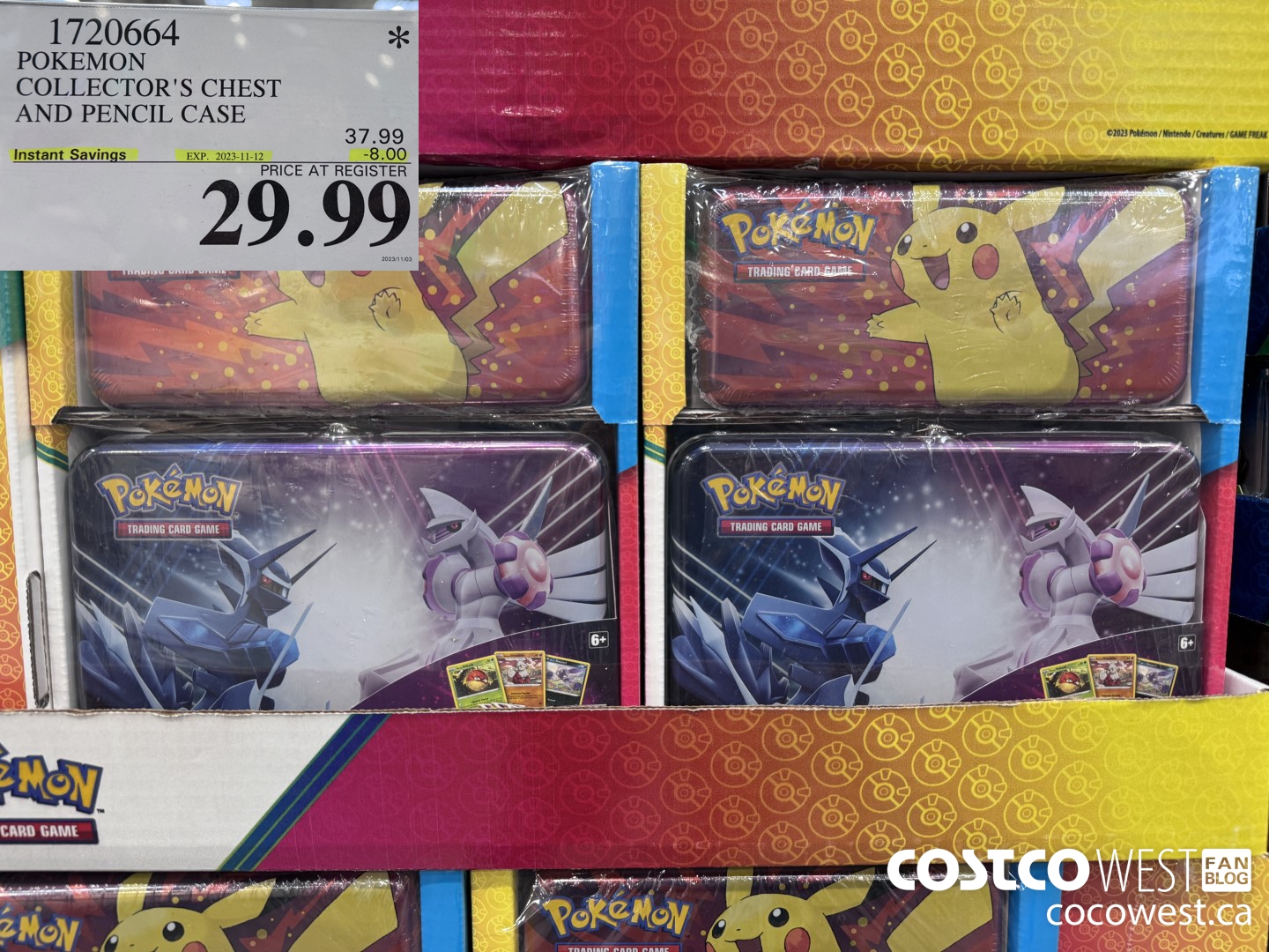 1720664 POKEMON COLLECTOR'S CHEST AND PENCIL CASE ($8.00 INSTANT SAVINGS EXPIRES ON 2023-11-12) $29.99
