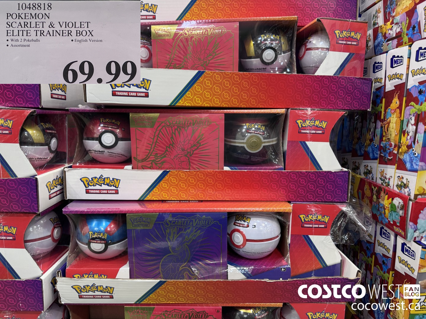 1048818 POKEMON SCARLET & VIOLET ELITE TRAINER BOX $69.99
