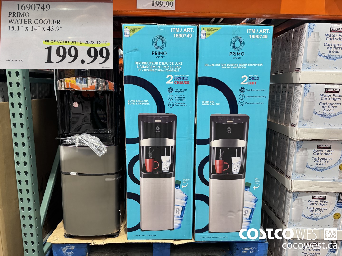 1690749 PRIMO WATER COOLER 15.1