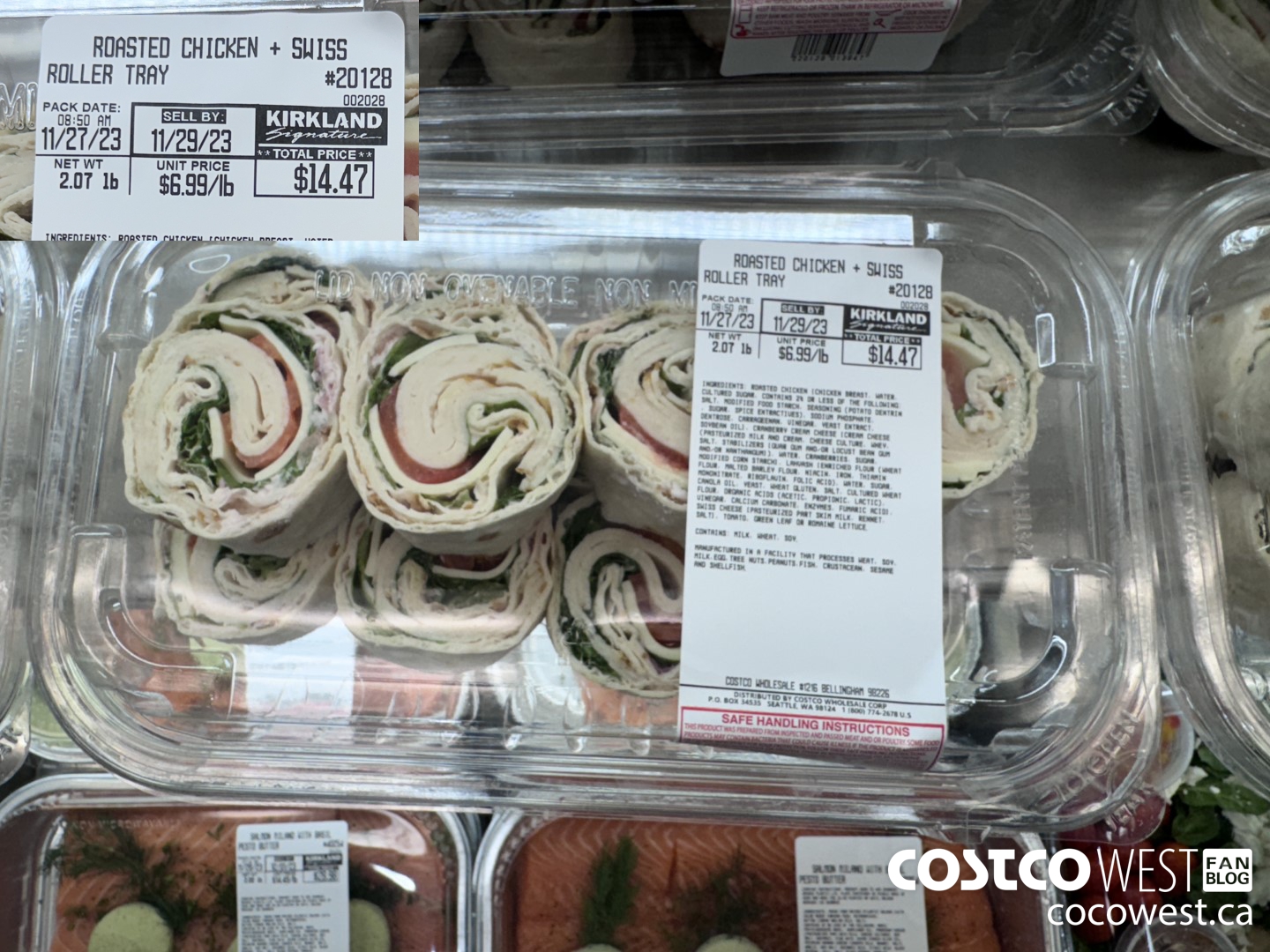 20128 ROASTED CHICKEN + SWISS ROLLER TRAY $6.99