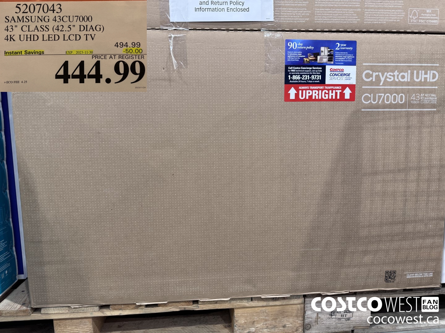 5207043 SAMSUNG 43CU7000 43